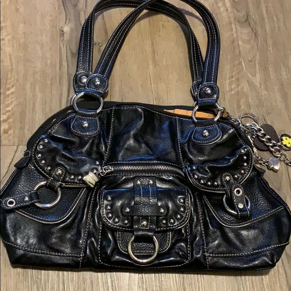 kathy van zeeland black purse